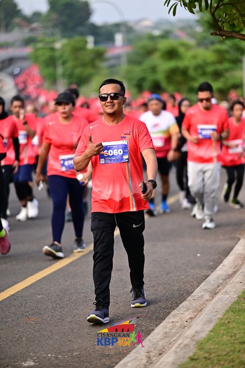 Race photo from CISANGKAN KBP CITY RUN 2025
