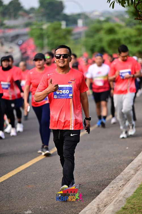 Race photo from CISANGKAN KBP CITY RUN 2025