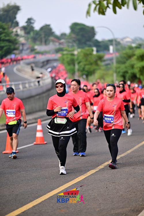 Race photo from CISANGKAN KBP CITY RUN 2025