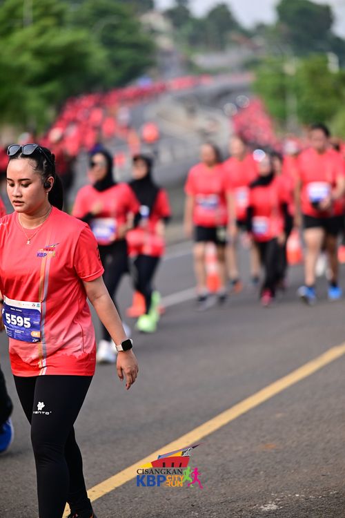 Race photo from CISANGKAN KBP CITY RUN 2025
