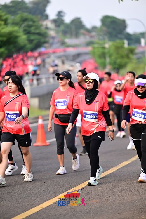 Race photo from CISANGKAN KBP CITY RUN 2025