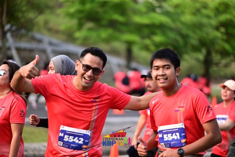 Race photo from CISANGKAN KBP CITY RUN 2025