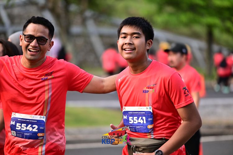 Race photo from CISANGKAN KBP CITY RUN 2025