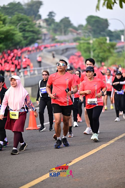 Race photo from CISANGKAN KBP CITY RUN 2025