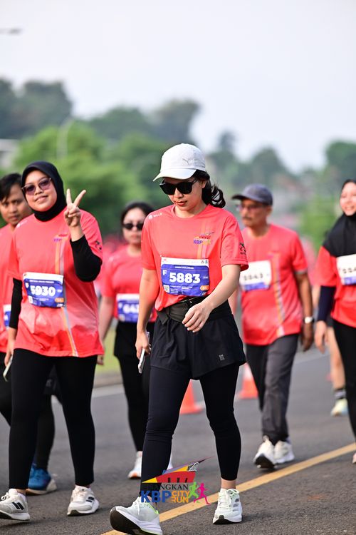 Race photo from CISANGKAN KBP CITY RUN 2025