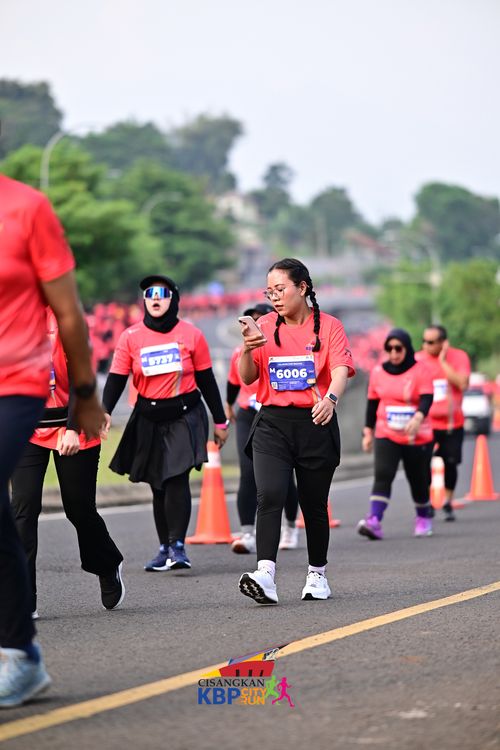 Race photo from CISANGKAN KBP CITY RUN 2025