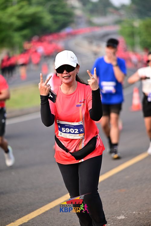 Race photo from CISANGKAN KBP CITY RUN 2025