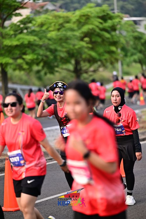 Race photo from CISANGKAN KBP CITY RUN 2025