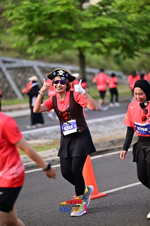 Race photo from CISANGKAN KBP CITY RUN 2025