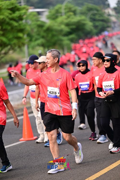 Race photo from CISANGKAN KBP CITY RUN 2025
