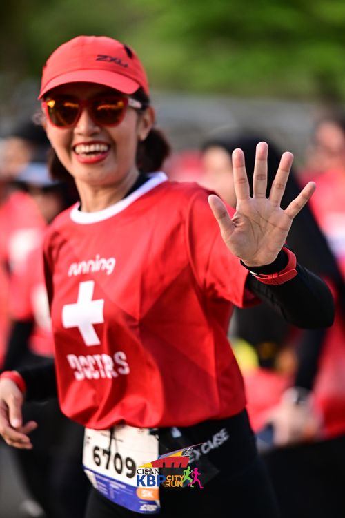 Race photo from CISANGKAN KBP CITY RUN 2025