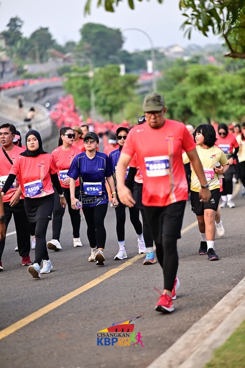 Race photo from CISANGKAN KBP CITY RUN 2025