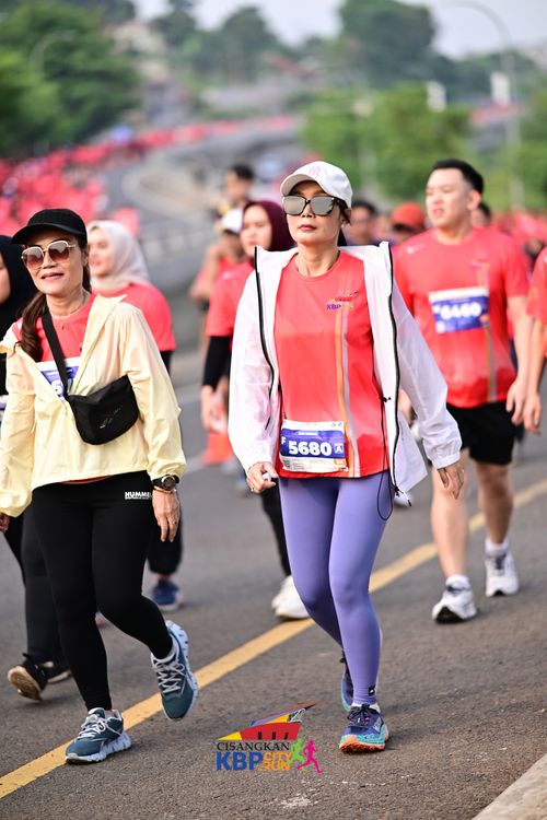 Race photo from CISANGKAN KBP CITY RUN 2025
