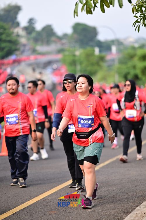 Race photo from CISANGKAN KBP CITY RUN 2025
