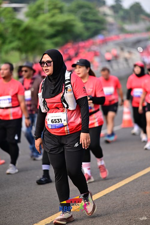 Race photo from CISANGKAN KBP CITY RUN 2025
