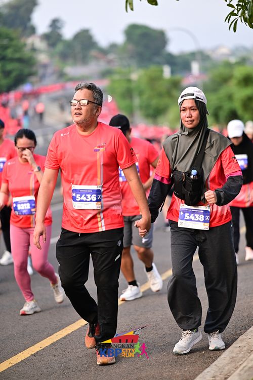 Race photo from CISANGKAN KBP CITY RUN 2025