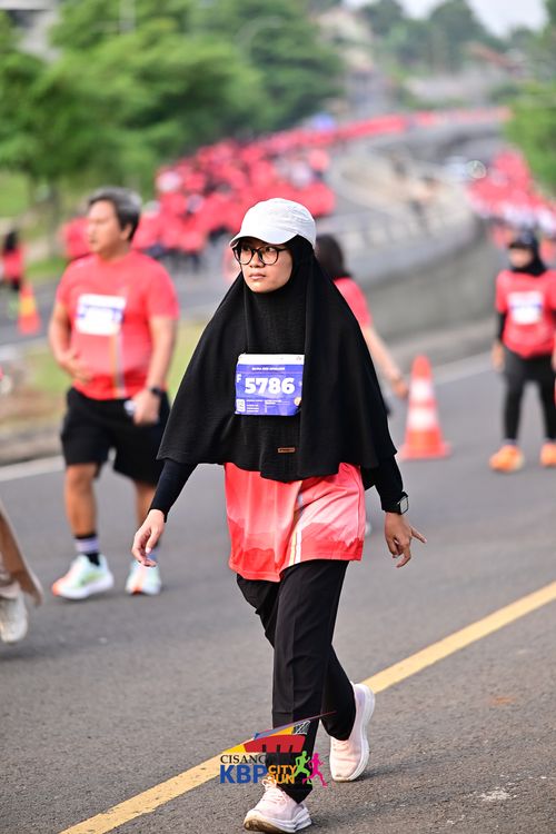Race photo from CISANGKAN KBP CITY RUN 2025