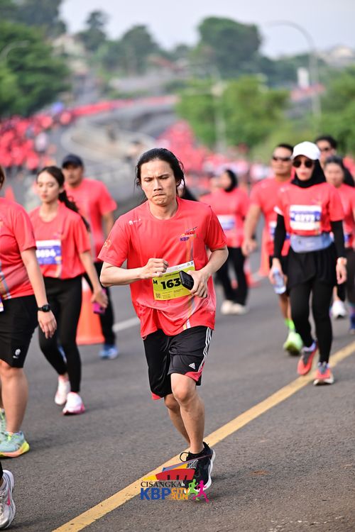 Race photo from CISANGKAN KBP CITY RUN 2025
