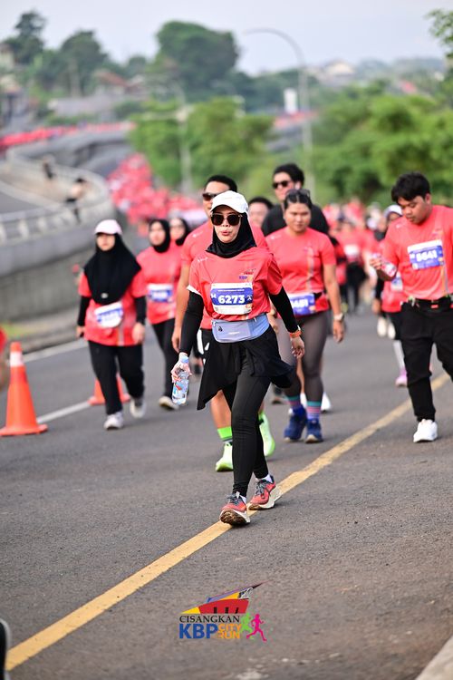 Race photo from CISANGKAN KBP CITY RUN 2025