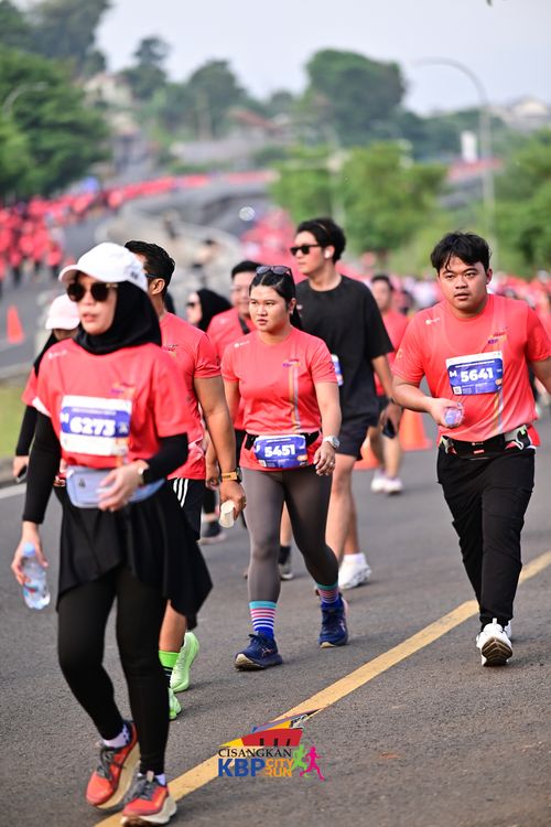 Race photo from CISANGKAN KBP CITY RUN 2025