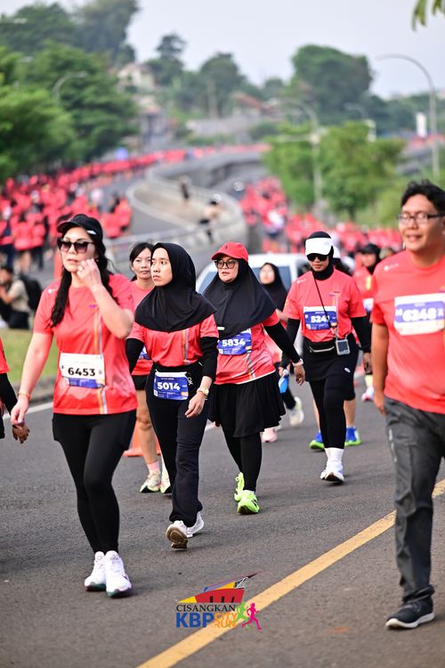 Race photo from CISANGKAN KBP CITY RUN 2025