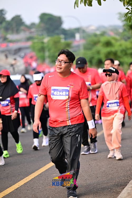 Race photo from CISANGKAN KBP CITY RUN 2025