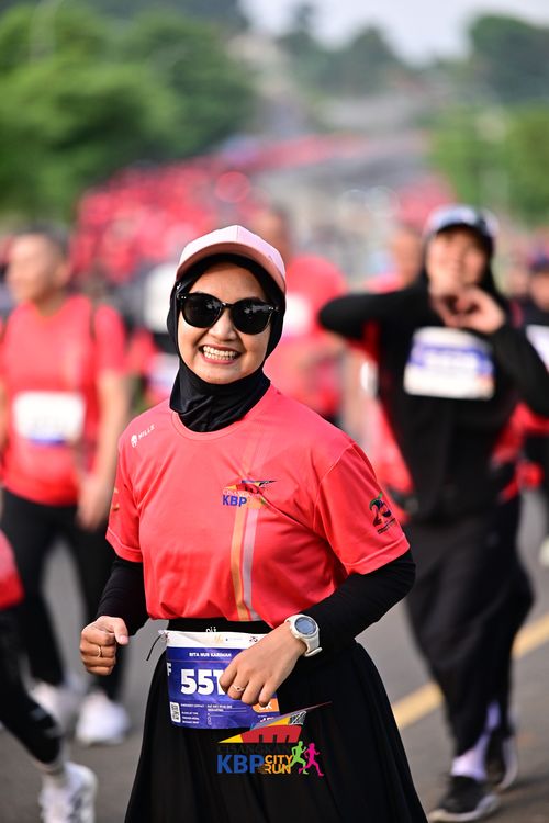 Race photo from CISANGKAN KBP CITY RUN 2025