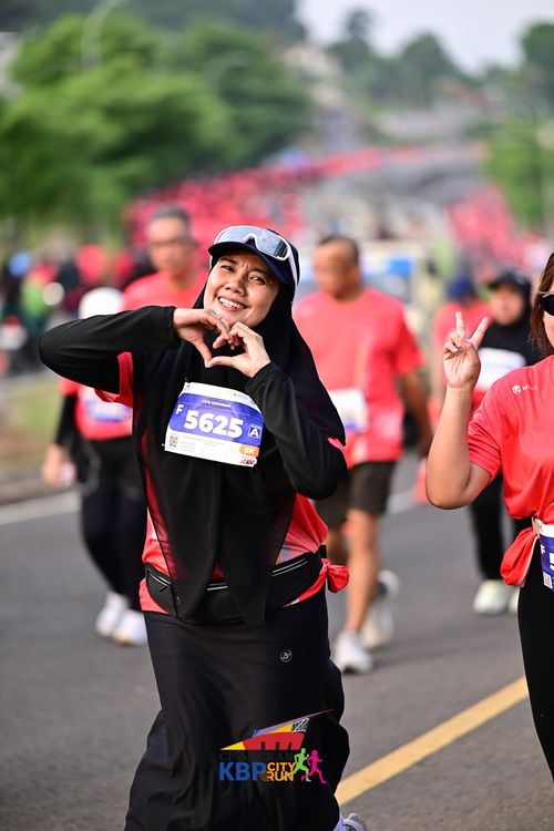 Race photo from CISANGKAN KBP CITY RUN 2025