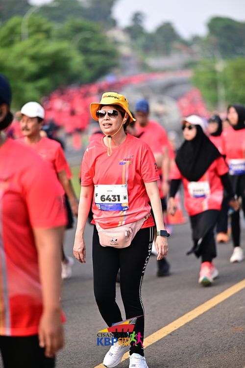 Race photo from CISANGKAN KBP CITY RUN 2025