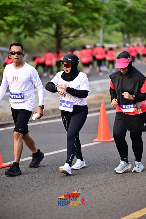Race photo from CISANGKAN KBP CITY RUN 2025