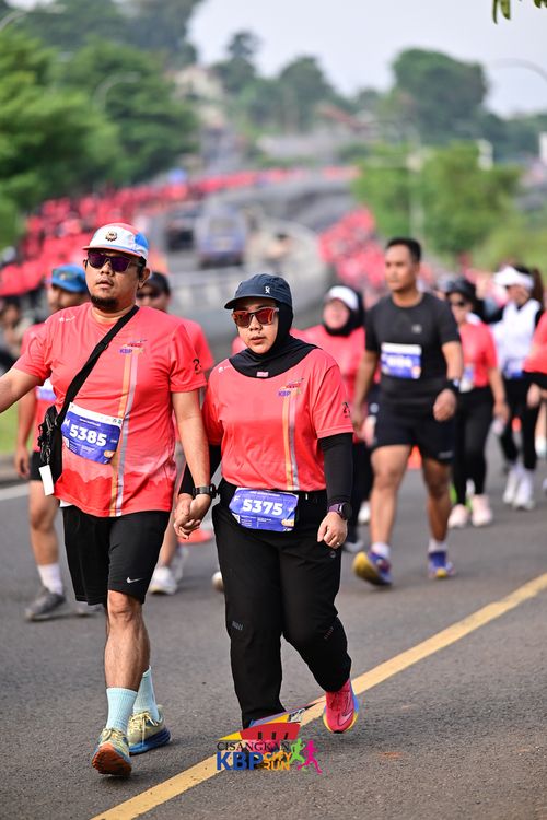 Race photo from CISANGKAN KBP CITY RUN 2025