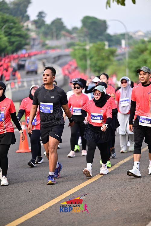 Race photo from CISANGKAN KBP CITY RUN 2025
