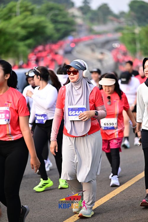 Race photo from CISANGKAN KBP CITY RUN 2025