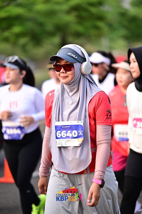 Race photo from CISANGKAN KBP CITY RUN 2025