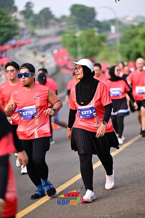 Race photo from CISANGKAN KBP CITY RUN 2025
