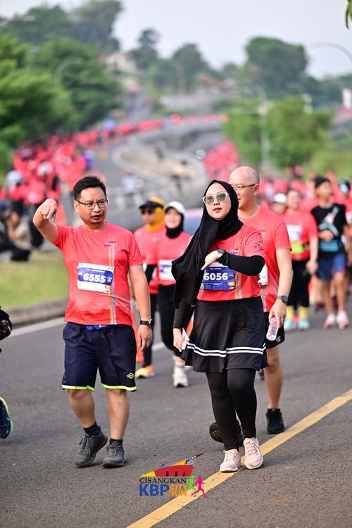 Race photo from CISANGKAN KBP CITY RUN 2025