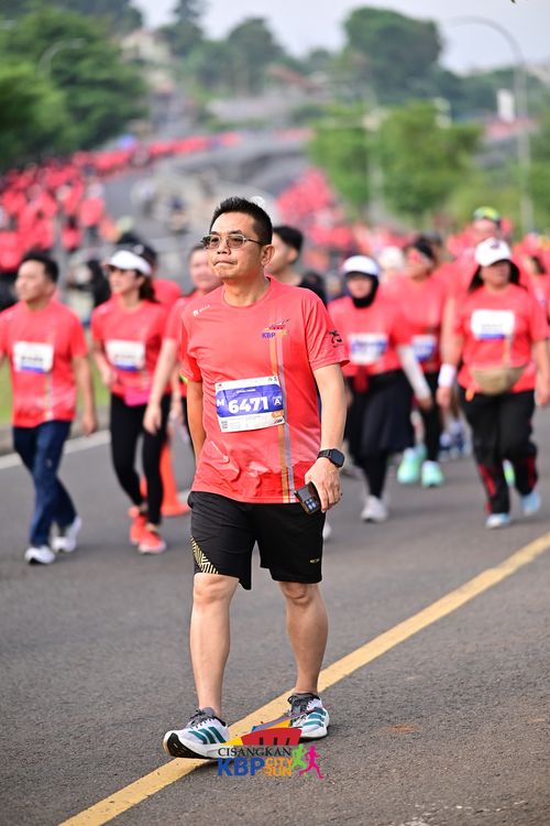Race photo from CISANGKAN KBP CITY RUN 2025
