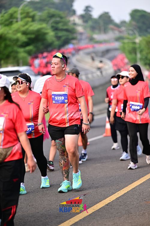 Race photo from CISANGKAN KBP CITY RUN 2025