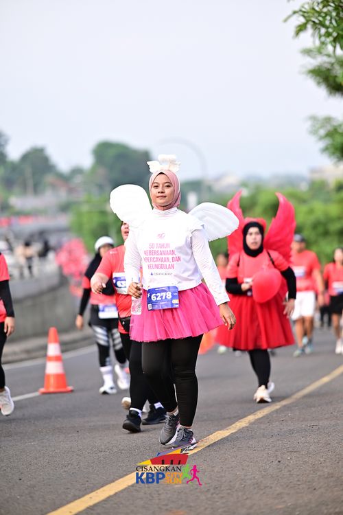 Race photo from CISANGKAN KBP CITY RUN 2025