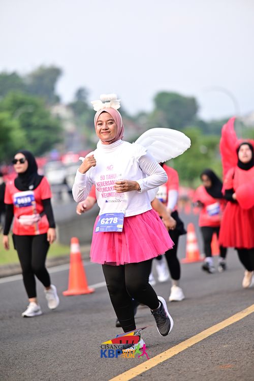 Race photo from CISANGKAN KBP CITY RUN 2025