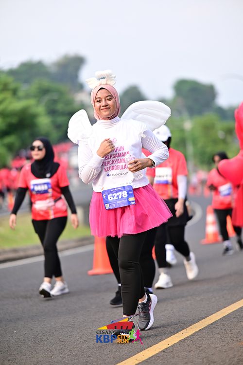 Race photo from CISANGKAN KBP CITY RUN 2025