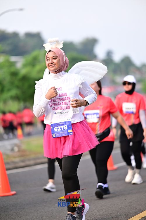 Race photo from CISANGKAN KBP CITY RUN 2025