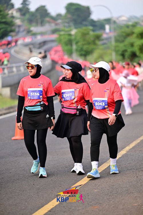 Race photo from CISANGKAN KBP CITY RUN 2025