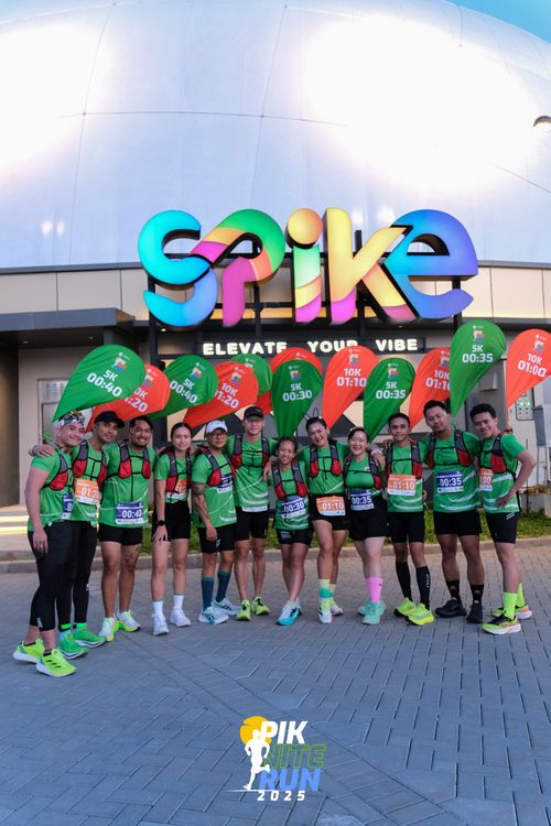Race photo from PIK NITE RUN 2025
