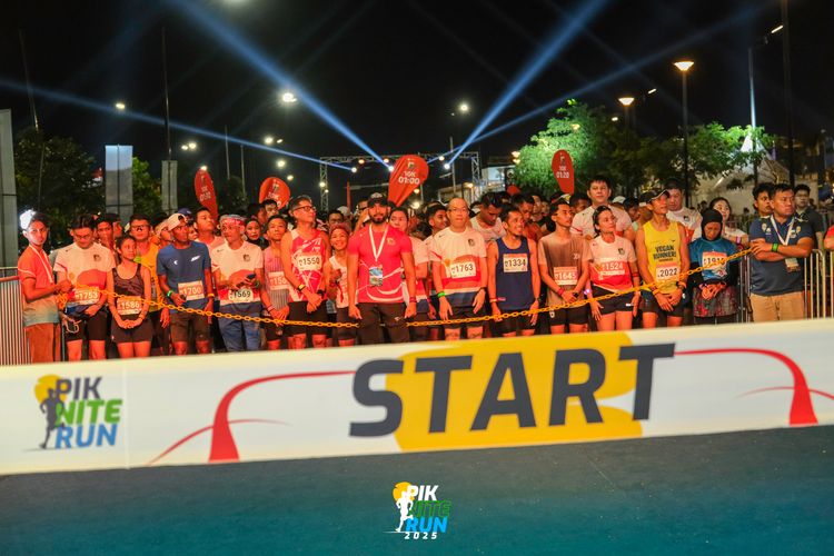Race photo from PIK NITE RUN 2025