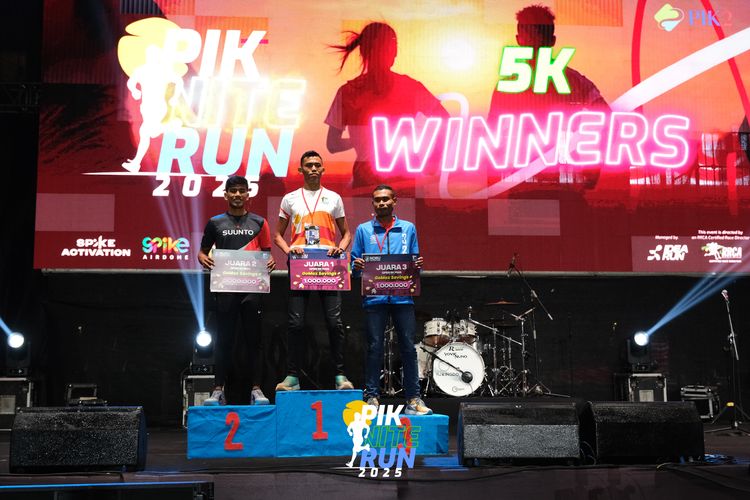 Race photo from PIK NITE RUN 2025