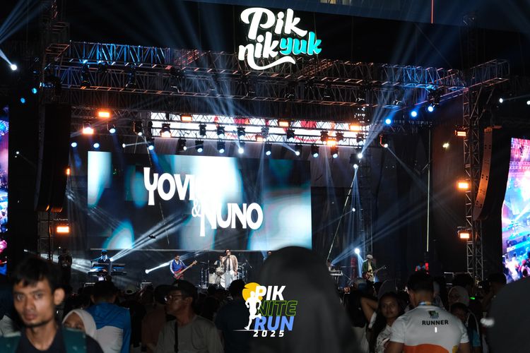 Race photo from PIK NITE RUN 2025