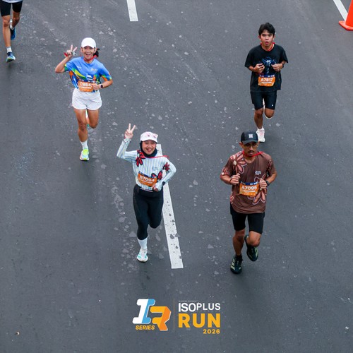 Race photo from ISOPLUS RUN 2026 - JAKARTA