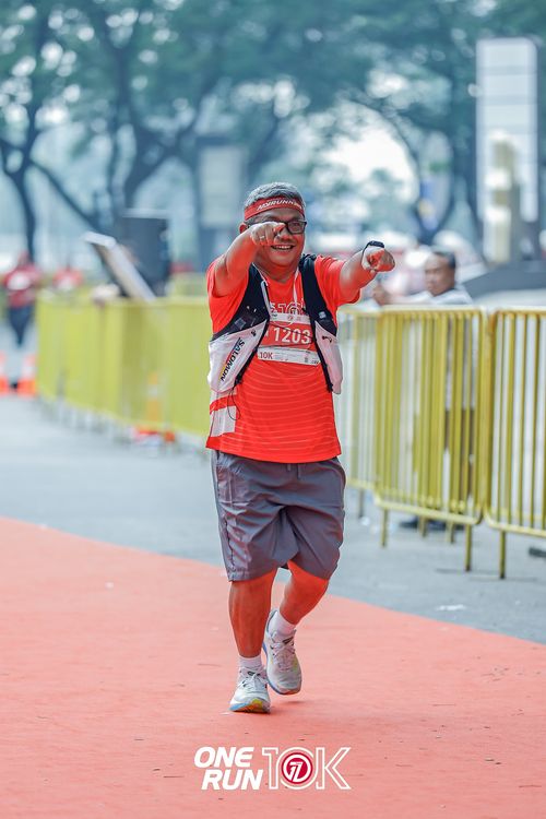 Race photo from ONE RUN 10K 2025