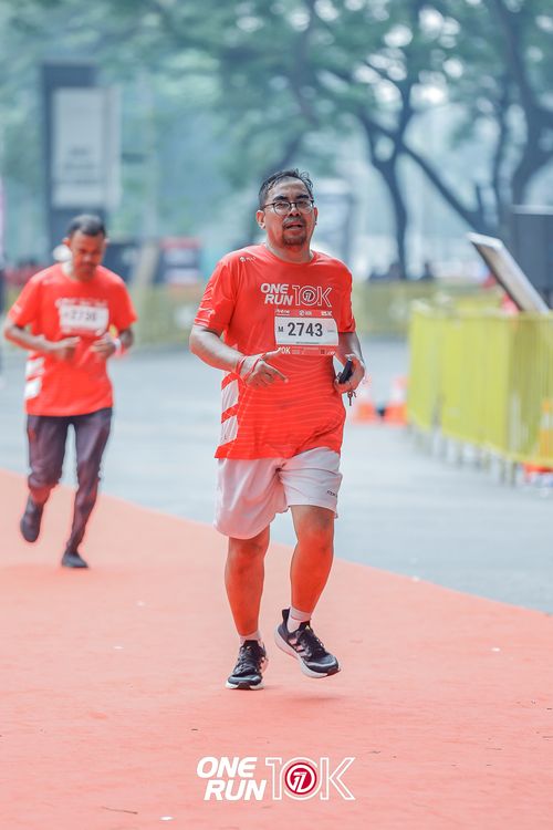 Race photo from ONE RUN 10K 2025